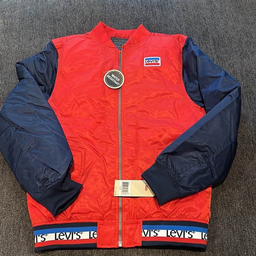 Levi's Red and Navy Water Resistant Jacket